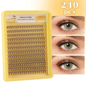 CMAYOME 240 clusters individual DIY eyelashes with 10D and 30D volume extensions