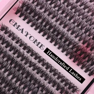 CMA YOME handmade individual eyelash cluster kit with D curl 9-16mm mixed lengths