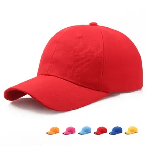 Unisex Klassisch Einfarbig Verstellbar Baumwolle Baseballkappe Atmungsaktiv Outdoor Sonnenschutz Sport Lässig Sonnenhut Design