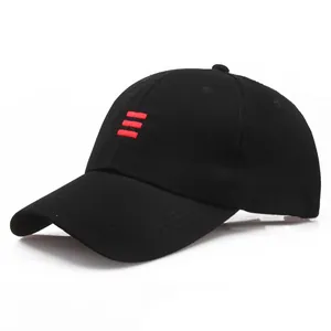 Men Outdoor Baseball Cap Cotton Adjustable Large Size Sunshade Hat With Three Horizontal Stripes Embroidery Daily Sport Cap