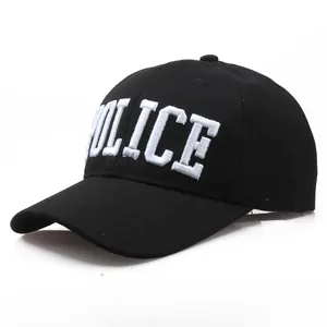 Militärische Taktische Bestickte Baseballkappe Baumwolle Verstellbare Gedenkmütze Army FBI Police USAF Bomb Squad Sonnenhut Für Damen Herren