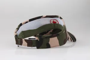 Visière de camouflage pour enfants avec étoile rouge et sangle velcro réglable