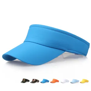 Visière de Sport de Plein Air Réglable Pour Enfants Adultes Casquette de Protection Solaire Respirante à Séchage Rapide Broderie Étoile Camouflage Chapeau de Plage Été Tennis Golf