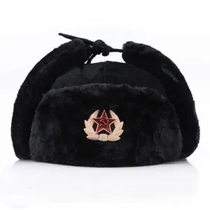 Ushanka Trapper Hut Im Russischen Stil Aus Kunstpelz Winddicht Thermisch Ohrenklappenhut Für Outdoor Winteraktivitäten Herren Damen Schneehut