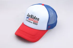 Detail der Joe Biden für Präsident 2020 Netzkappe mit amerikanischen Flaggensternen
