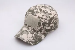 Taktische ACU Digital-Camo Baseballkappe mit Klettverschlussbereich auf der Vorderseite