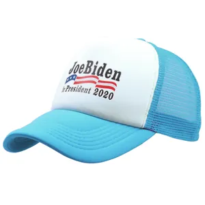 Blau-weiße Joe Biden 2020 Präsidentschaftswahl Trucker Cap mit Mesh-Rückseite