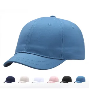 Vintage Japanischer Stil Kurzrand Baseballkappe Reine Baumwolle Hartkrone Verstellbare Kupferschnalle Einfarbiger Hut Unisex