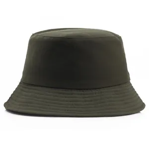 Klassischer Einfarbiger Fischerhut Für Damen Herren Sonnenschutz Flacher Kopf Outdoor Reisen Lässig Sommer Frühling Baumwollmischung Hut