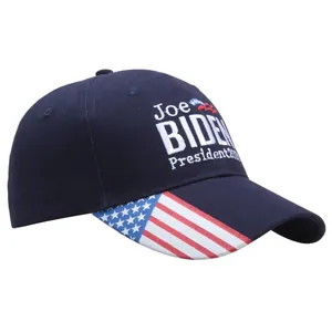 Casquette de baseball Joe Biden 2020 bleu marine avec drapeau USA sur la visière