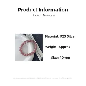 Detailed view of 10mm Brazilian purple amethyst beads and 925 silver bracelet hardware