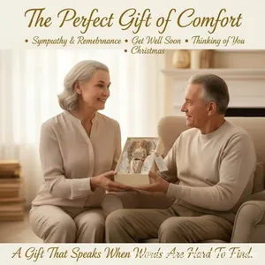 Guardian Angel shelf sitter figurine in a premium gift box for home decor and comfort