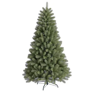 Sapin de Noël Artificiel Vert Réaliste Matériau PE Aiguilles de Pin Denses Pour Décoration Festive Maison Salon