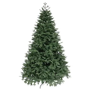 Full Artificial Christmas Tree With Metal Stand Realistic Dense PVC Green Branches For Indoor Home Living Room Office Decor Festive Holiday Party Tree