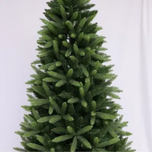 Dichter künstlicher PE und PVC Mix Weihnachtsbaum mit grünen Nadeln für die Weihnachtsdekoration