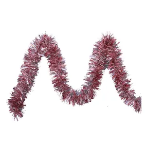 Guirlande de guirlandes abricot de 2 m pour décoration de Noël mariage et fête
