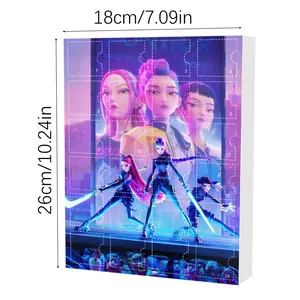 Detailed view of the 24-day advent calendar box with cyberpunk character illustration