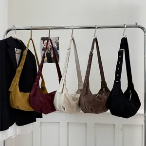 Retro large frosted shoulder tote bags in multiple colors with adjustable silver metal buckles