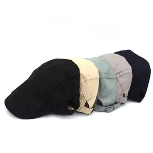 Waterproof beret hats in multiple colors with breathable mesh and adjustable back straps