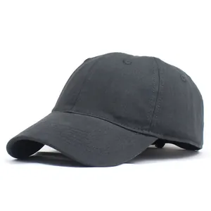 Klassische Einfarbige Baumwolle Baseballkappe Für Damen Herren Verstellbare Metallschnalle Atmungsaktiv Outdoor Sport Sonnenhut Dad Hat