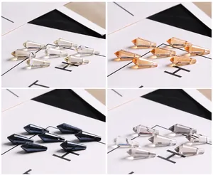 Detailansicht der facettierten Glastropfenperlen in Aprikose, Champagner, Gunmetal und Grau