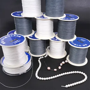 Japanese 200M crystal beading thread spools for DIY jewelry making in various colors