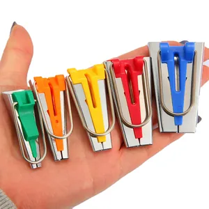 Lot de 5 appareils à biais colorés de différentes tailles pour couture DIY et patchwork