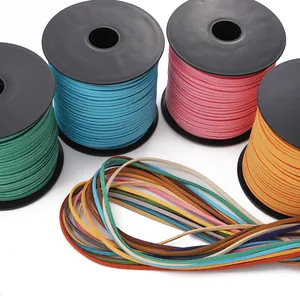 Imitatiesuède Koord Koreaans Fluweel Plat Touw Voor DIY Armband Ketting Weven Sieraden Maken Accessoires Handwerk Draad