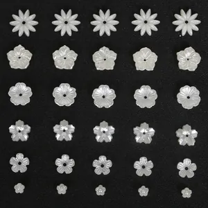 Cuentas de Imitación de Perlas Artificiales ABS Forma de Flor Lazo Estrella Corazón Materiales de Fabricación de Joyería DIY Accesorios de Pulsera Collar