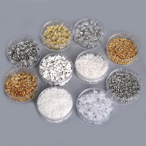 Ohrring Verschlüsse Silikon Metall Kugel Schmetterling UFO Form DIY Schmuckherstellung Transparent Gold Silber Ersatz Zubehör
