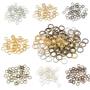 Round Open Jump Rings Metal Connectors For DIY Jewelry Making Bracelet Necklace Crafting Handcrafted Accessories