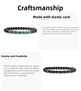 Detail von 8mm Tigerauge-Perlenarmbändern mit elastischem Band und Metallelementen