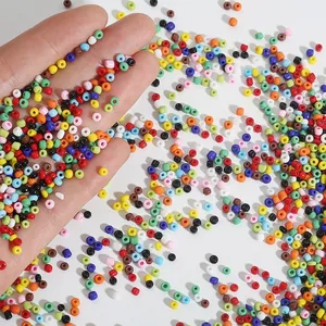 Gekleurde 2-4mm glazen kralen voor handgemaakte DIY-sieraden en het maken van armbanden
