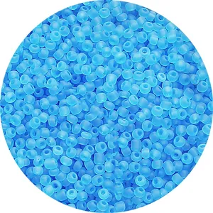 3mm matblauwe glazen kralen met een matte afwerking voor DIY sieraden en armbanden maken