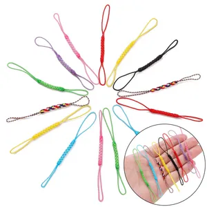 Cordons en nylon tressé colorés pour téléphones et clés en couleurs variées vives