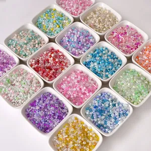 DIY colorful glass seed bead set with 16 vibrant colors in neat square containers