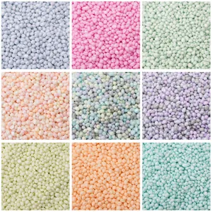 Perline di Vetro Irregolari Piccoli Ciottoli Colori Macaron Per Fai Da Te Custodia Cellulare Nail Art Creazione Gioielli
