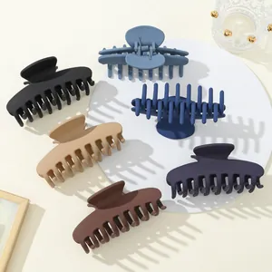 Grande Pinza per Capelli Opaca per Donna Elegante Fermaglio per Capelli Antiscivolo per Capelli Spessi Accessori per Capelli Minimalisti