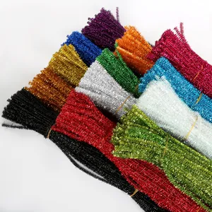 Scovolini metallici colorati per artigianato fai-da-te in 12 colori vivaci assortiti