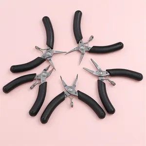 Mini Stainless Steel Jewelry Pliers Set For DIY Jewelry Making Professional Manual Round Nose Needle Nose Diagonal Cutter Tools