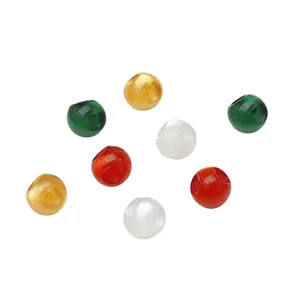 10mm colorful resin cat-eye beads with side holes for DIY jewelry and clothing accessories