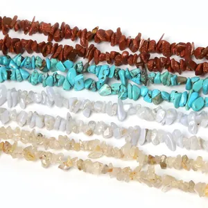 Assorted natural 3-5mm tumbled crystal chips for DIY jewelry and bracelet making