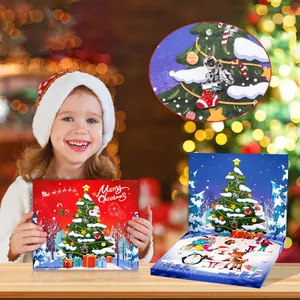 Calendario de Adviento de 24 días con dijes navideños DIY para crear pulseras