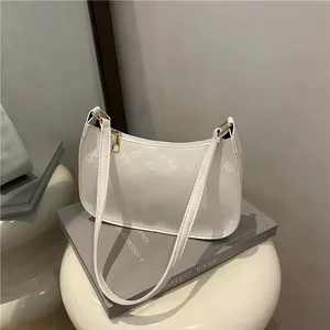 Women Trendy Snake Pattern Underarm Bag Fashion PU Leather Small Square Shoulder Bag For Ladies Daily Commuting Purses