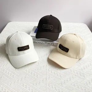 Fashion Rhinestone Letter Patch Baseball Cap For Women Casual Textured Fabric Adjustable Sun Hat Men Streetwear