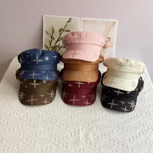 Collection de casquettes de marin à motifs d'étoiles en strass en plusieurs couleurs