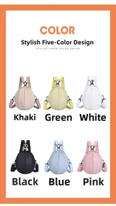 Detail view of basketball-shaped mini PU leather backpacks in six vibrant lychee pattern colors