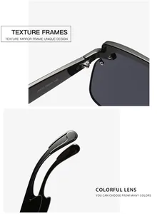 Detailed macro of metal hinges and sleek Z1513 temple tip on fashion sunglasses