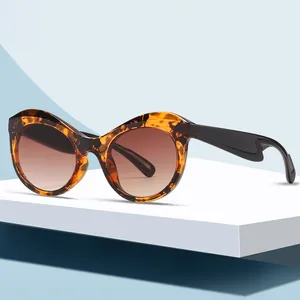 Lunettes de Soleil Œil de Chat Rétro pour Femmes Mode UV400 Monture PC Lentille AC Protection Solaire Voyage en Plein Air Fête Lunettes