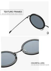 Detailansicht der Retro-Sonnenbrille mit Metallscharnieren und Silikon-Nasenpads im Fokus